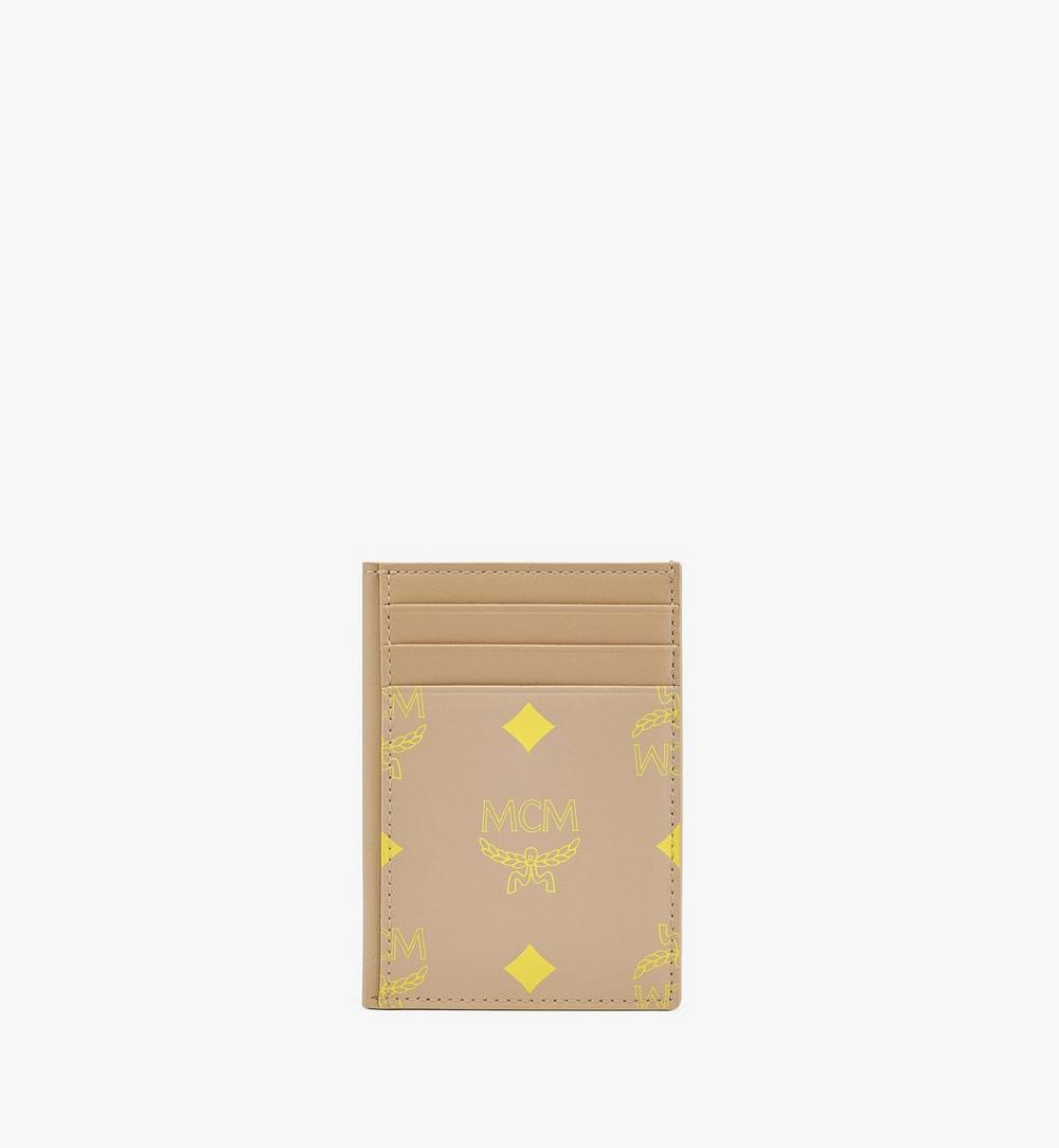 N/S Card Case in Color Splash Logo Leather 1